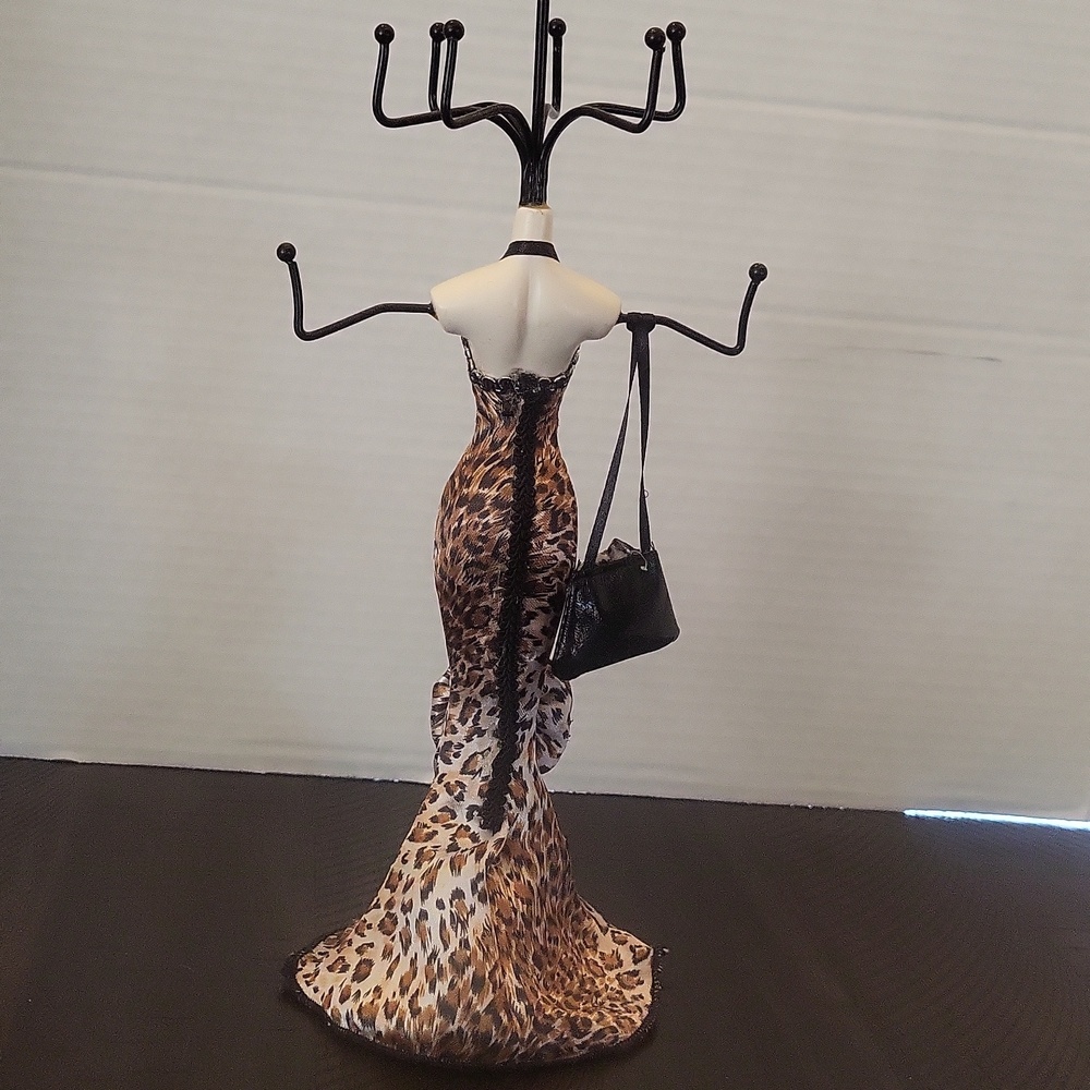 Leopard Print Jewelry Holder 11.5" - Picture 3 of 3